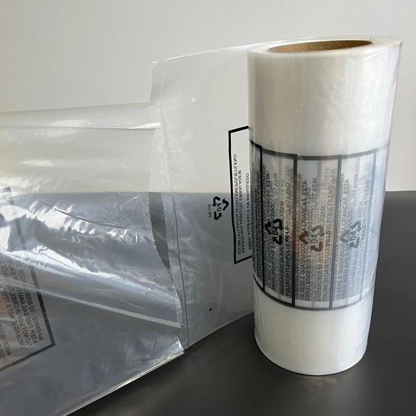 Continuous roll automatic packaging with pre-opened bags Continuous roll automatic packaging with pre-opened bags